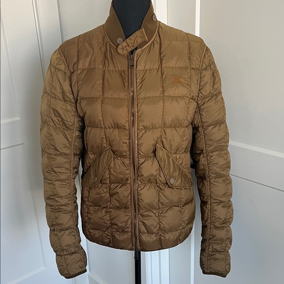 Burberry Jackets & Blazers - Burberry Brit Down Brown Quilted Jacket